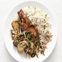 Pork Chops with Charred Onion and Poblano_image