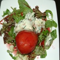 Mascarpone, Gorgonzola and Poached Pear Salad_image