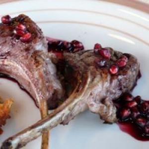 Grilled Lamb Chops with Pomegranate-Port Reduction image