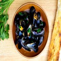 Steamed Mussels With Garlic and Parsley image