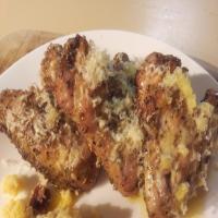 Herby Garlic Parmesan Baked Chicken Wings_image