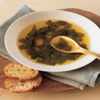 Sorrel and Garlic Soup image