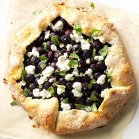 Blueberry, Basil and Goat Cheese Pie image
