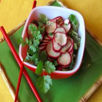Chinese Quick Pickled Radish Salad With Garlic image