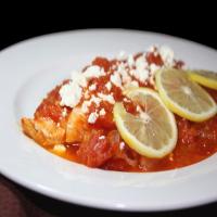 Tomato-Braised Fish Wth Feta and Lemon image