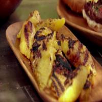 Dominican Chimichurri Burgers with Chipotle Glazed Grilled Yellow Plantains image