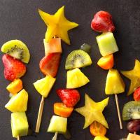 Colorful Fruit Kabobs image