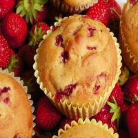 Delicious Low-Fat Strawberry Banana Muffins image
