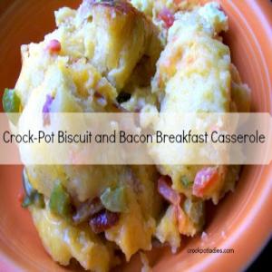 Crock-Pot Biscuit and Bacon Breakfast Casserole_image