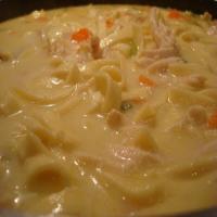 Creamy Chicken Noodle soup Recipe - (4.4/5)_image