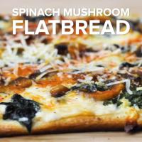 Spinach Mushroom Flatbread Recipe by Tasty_image