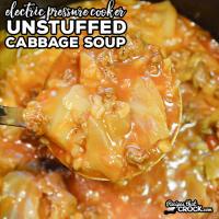 Unstuffed Cabbage Soup- Electric Pressure Cooker Recipe_image