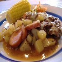 Hot Sausage Links and Beans Casserole_image