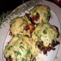 Portabella Mushrooms Topped With Crab Imperial a La John Shields image