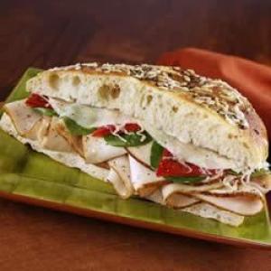 KRETSCHMAR® Turkey and Cheese Focaccia Sandwich_image