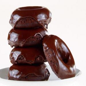 Double-Chocolate Glazed Doughnuts image