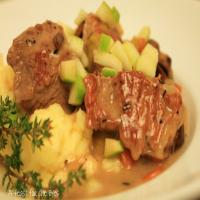Pork & Mushroom Stew with Potato and Apple Mash Recipe - (4.5/5)_image