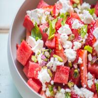 Watermelon, Strawberry and Feta Salad_image