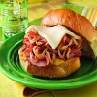 Onion-Smothered Ham Sandwich image