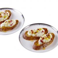 Crostini with Ricotta and Pink Peppercorns image