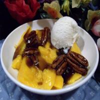 Mangoes Foster With Creme Fraiche (By Bobby Flay)_image