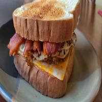 Fried Egg, Bacon & Cheese Sandwich_image