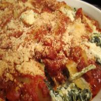 Kittencal's Spinach & Four-Cheese Manicotti (Vegetarian) image