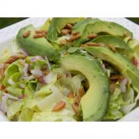 Lettuce, Avocado and Sunflower Seed Salad_image