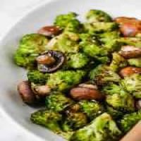 Roasted Broccoli and Mushrooms_image