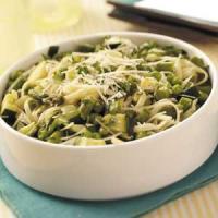 Fettuccine with Green Vegetables_image