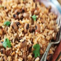 Spicy rice and black eye peas recipe_image