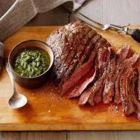 Argentinean Steak with Parsley Sauce: Carne y Chimichurri image