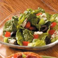 Feta-Olive Romaine Salad image