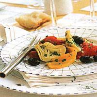 Artichoke, Olive, and Roasted Pepper Antipasto image