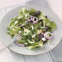 Salad Greens with Honey Mustard Dressing image