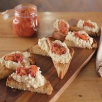 Whipped Ricotta Toast with Quick Peach-Raspberry Jam image