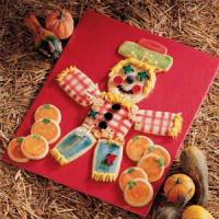 Sugar Cookie Scarecrow and Pumpkins_image