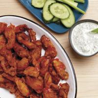 Buffalo Chicken Strips with Blue Cheese Dip_image