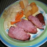 Sheila's Famous Mustard-Glazed Corned Beef and Cabbage image