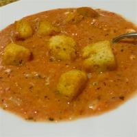 Tomato and Orzo Soup with Gorgonzola_image