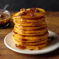 Pumpkin Pancakes with Cinnamon Brown Butter image