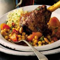 Lamb shanks with chickpeas & Moroccan spices image
