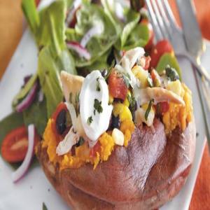 Baked Sweet Potatoes with Mexican Toppers_image