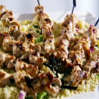 Chicken Satay with Grilled Vegetable Couscous_image