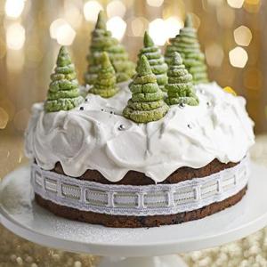 Enchanted forest Christmas cake_image