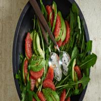 Texas Grapefruit, Avocado, and Dandelion-Greens Salad image