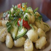 Gnocchi With Zucchini Ribbons & Basil Brown Butter image