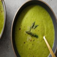 Pan-Roasted Asparagus Soup image