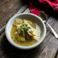 Golden Leek and Potato Soup image
