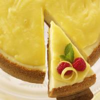 Golden-Glazed Lemon Cheesecake image